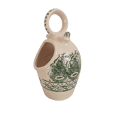 Handgemachter Flaschenkühler "Botijo" aus Ton - Andalucia Vintage Grün